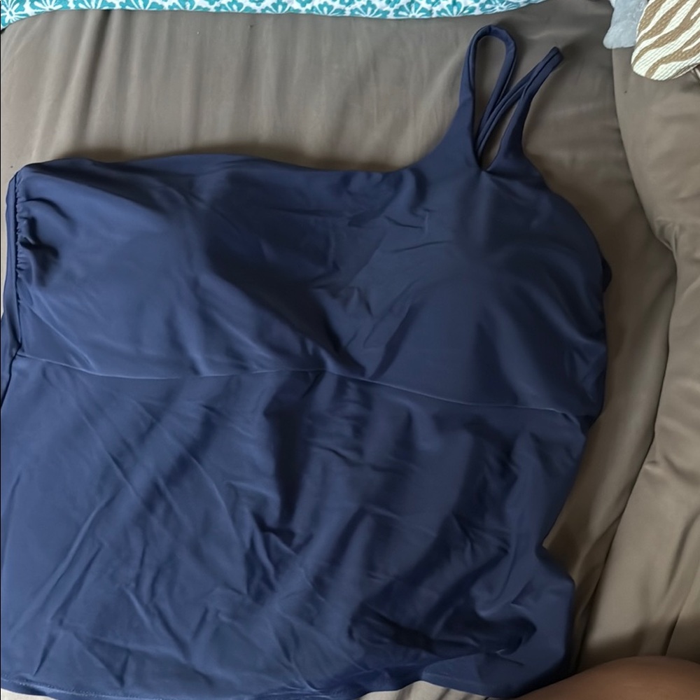 Navy Blue Sleeveless Top